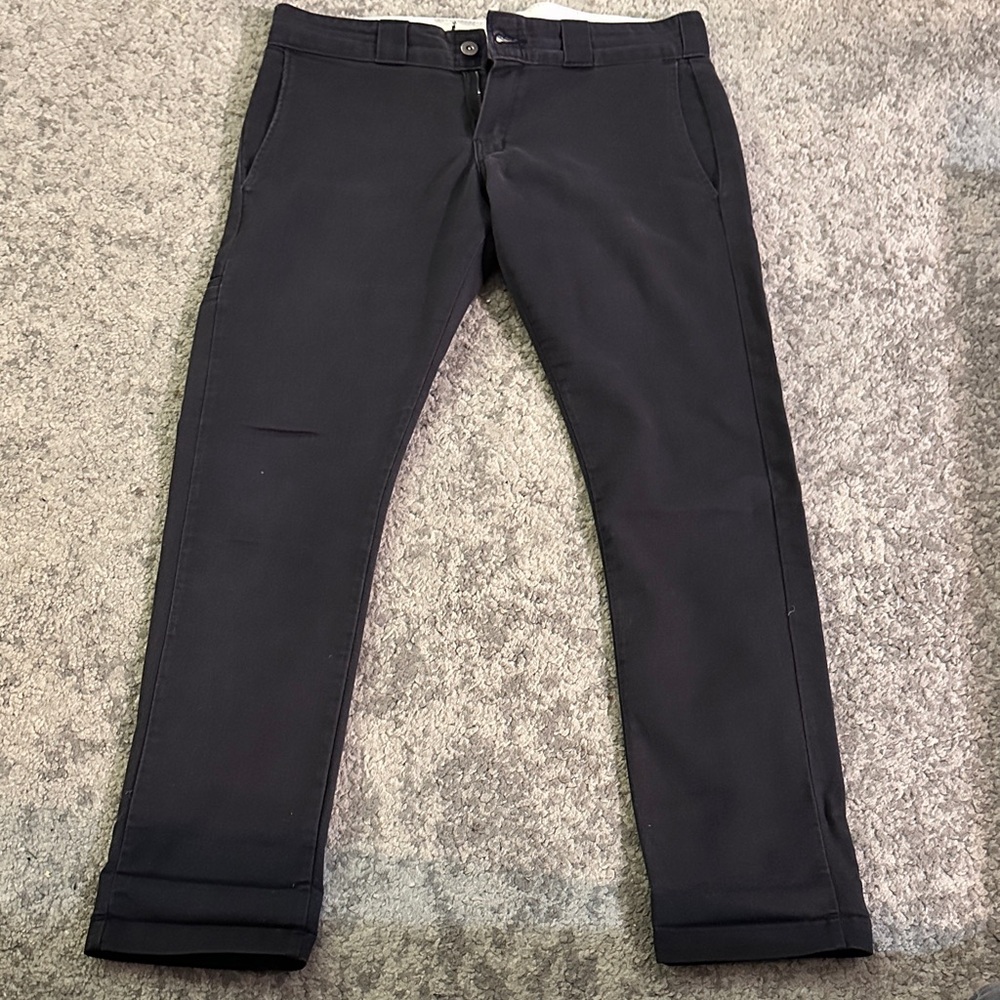 Dickies Black Skinny Straight Pants         32 X 30